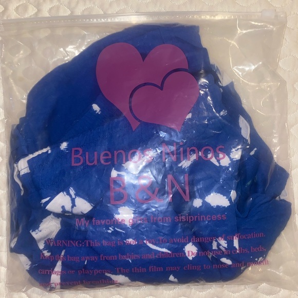 Blue tye dye yoga pants - Picture 4 of 9